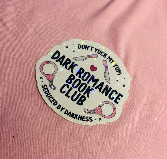 Dark romance book club sticker