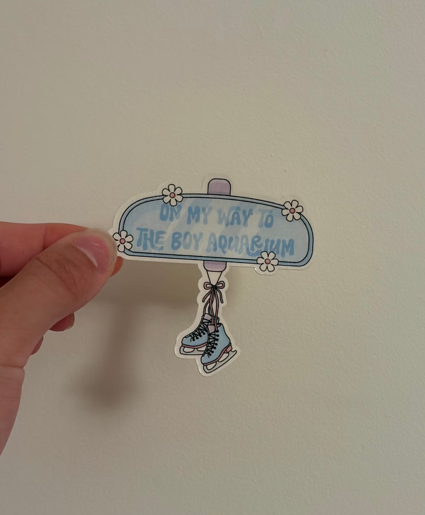 Boy Aquarium Sticker