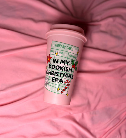 In my bookish christmas era hot cup