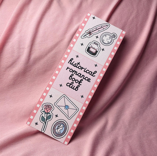 Historical Romance Book Club Card Bookmark