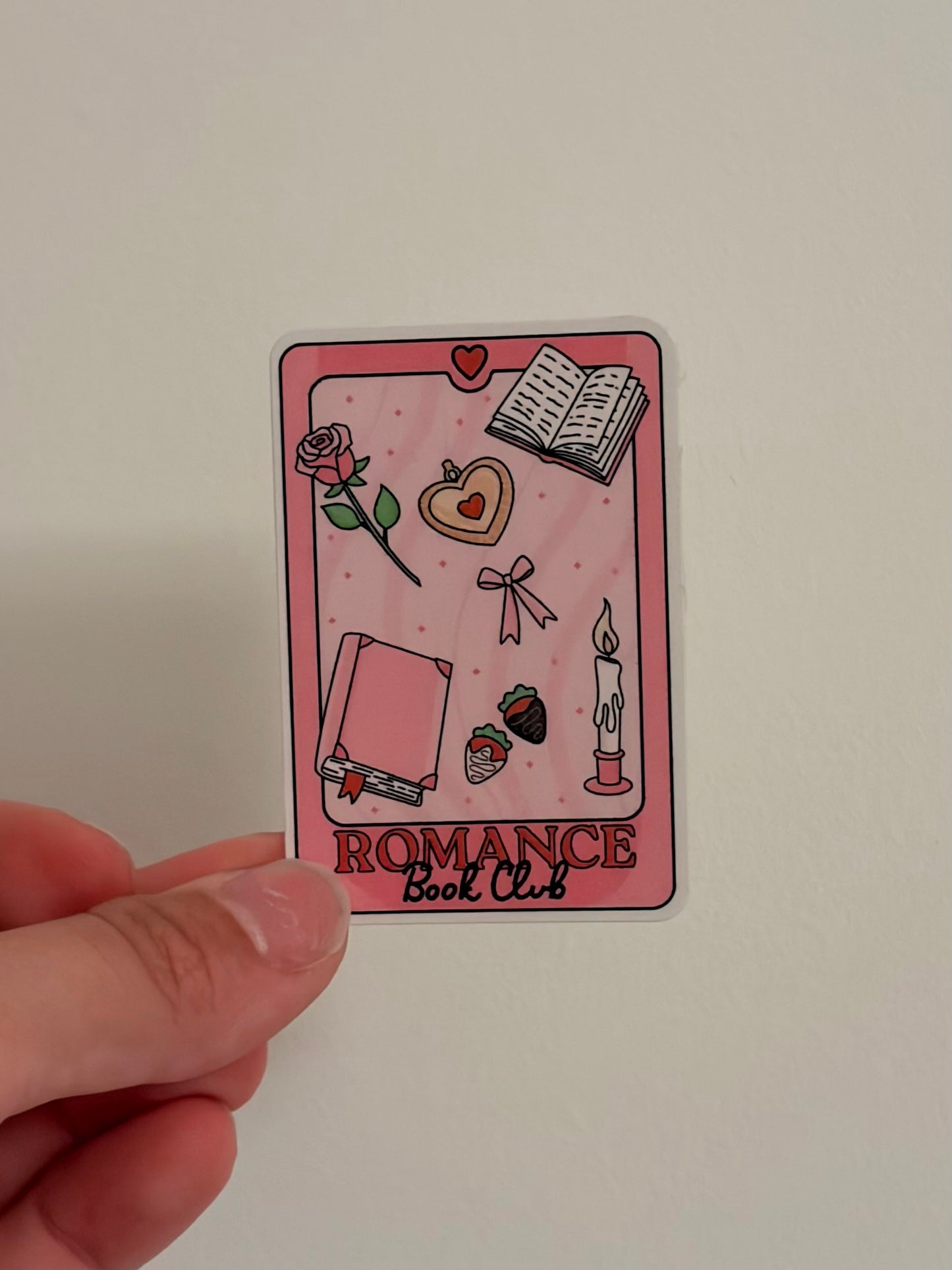Romance Bookclub Tarot Sticker