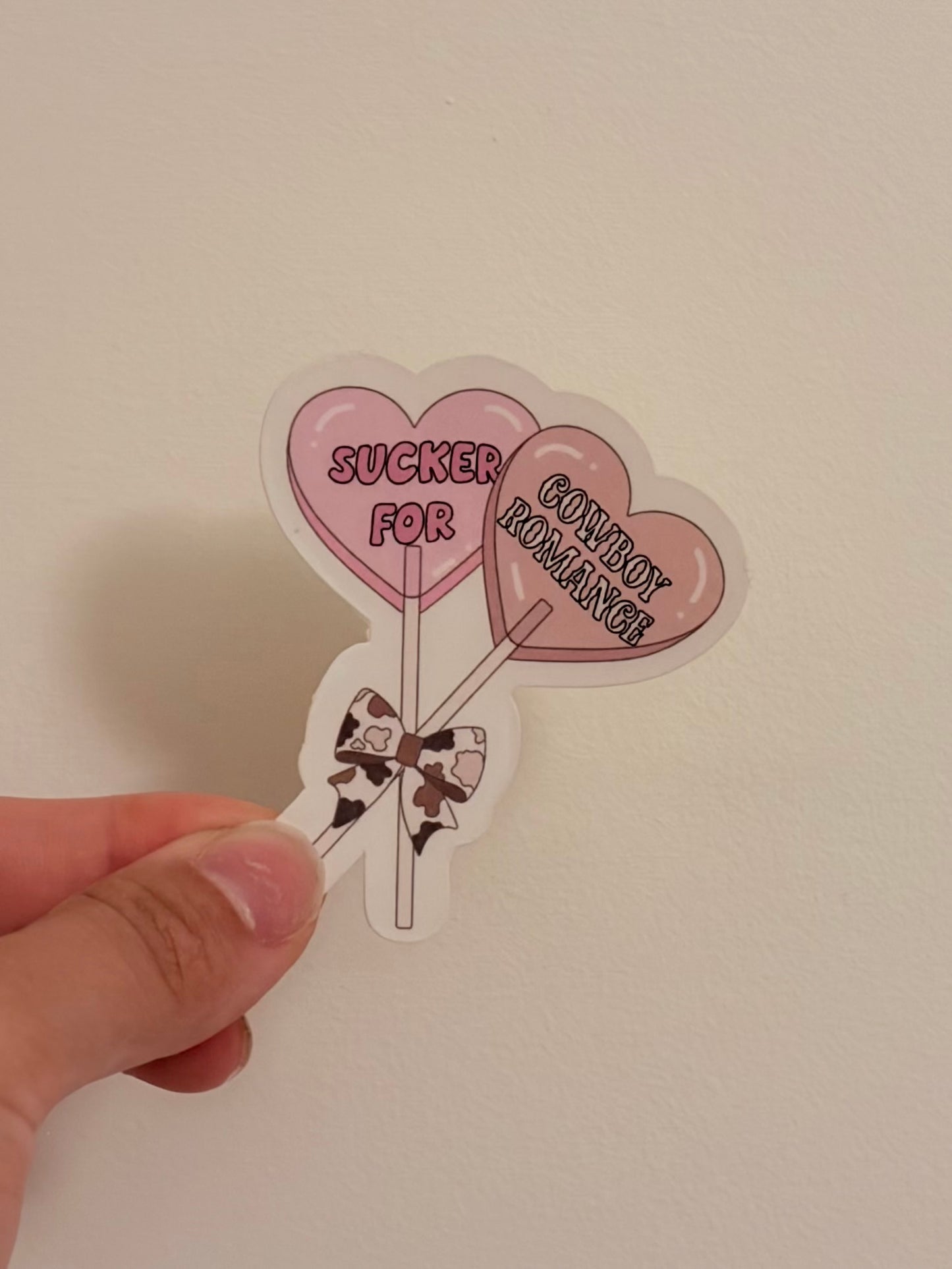 Sucker for Cowboy Romance sticker