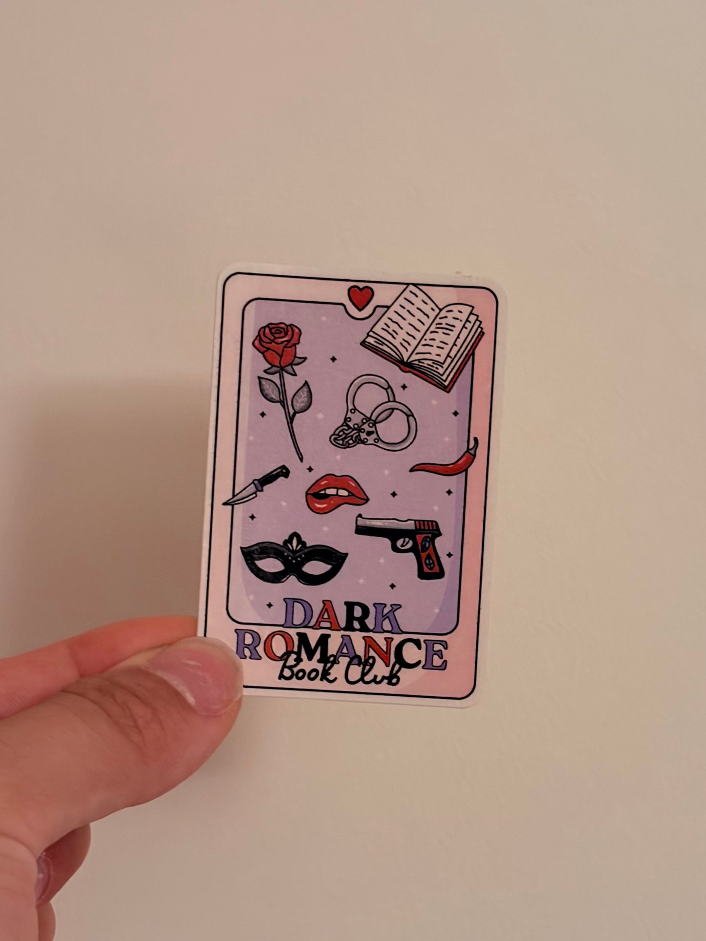 Dark Romance Bookclub Tarot Sticker