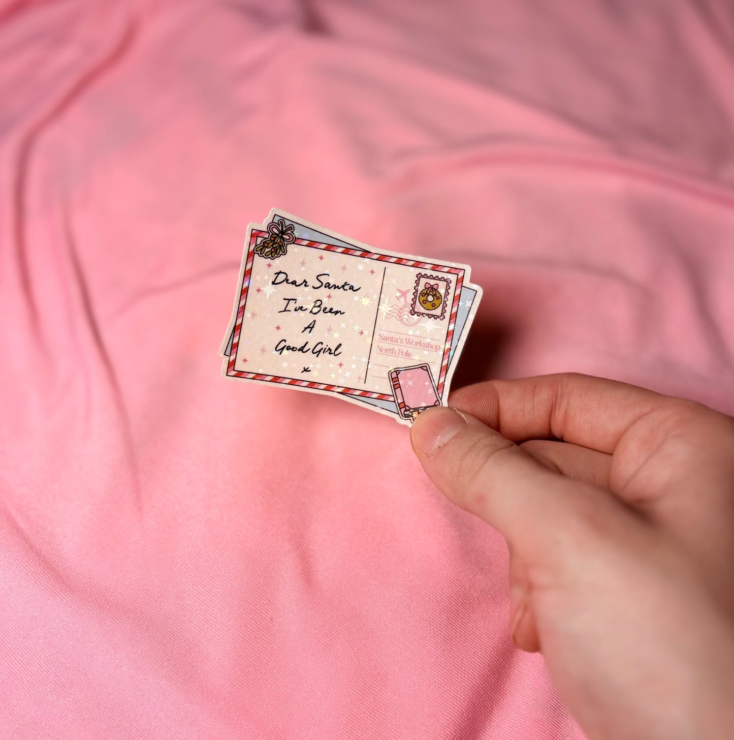 Good girl postcard Sticker