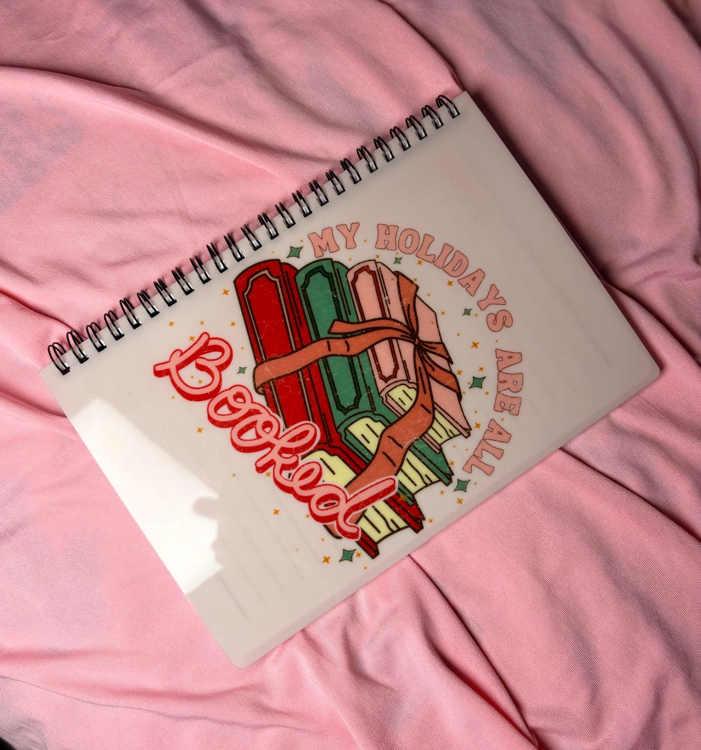 Holidays are booked journal notebook