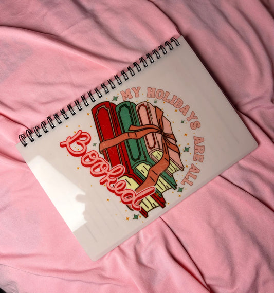Holidays are booked journal notebook