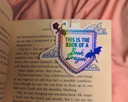 Book dragon holographic Magnetic Bookmark