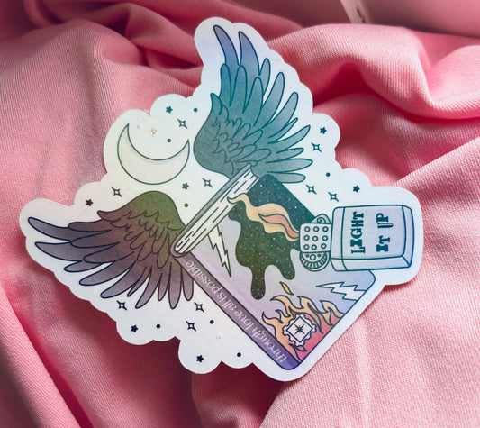 Crescent City Lighter Sticker