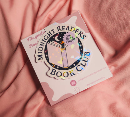 Midnight readers club holographic Magnetic Bookmark