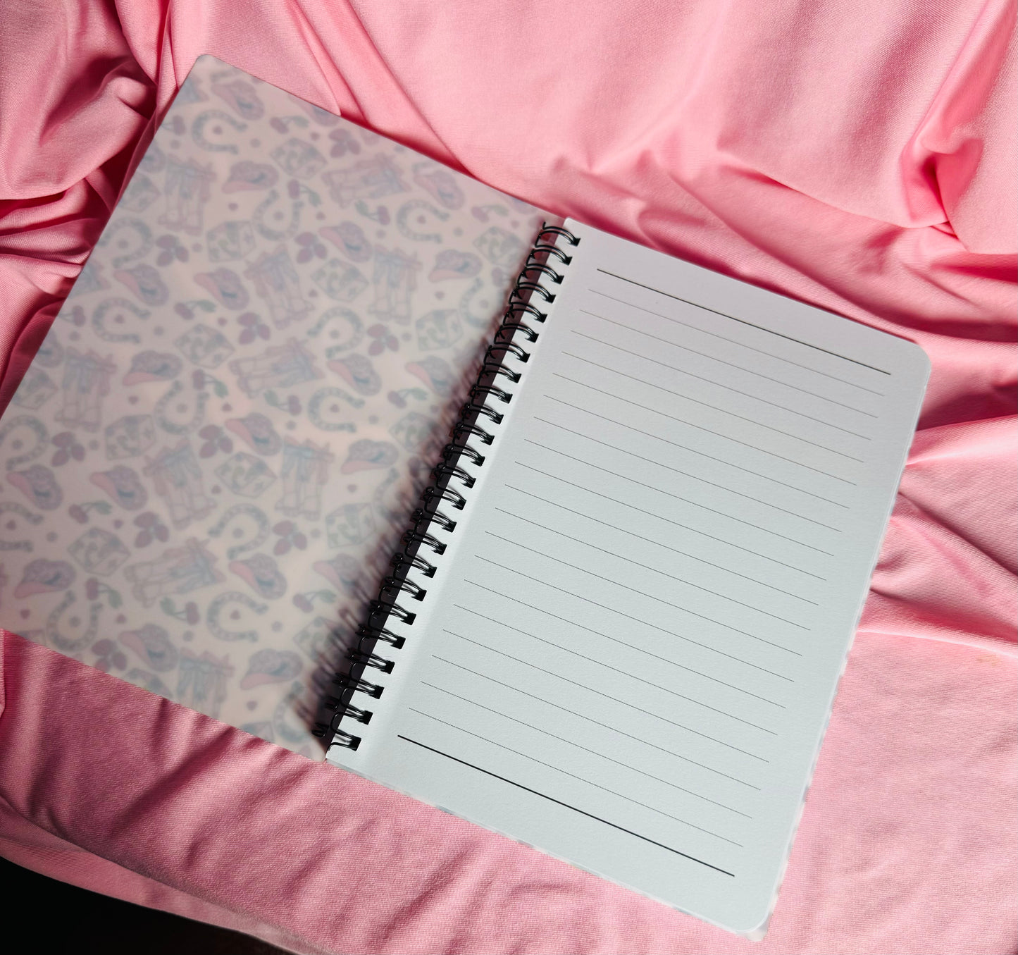 Girly Cowboy themed notebook