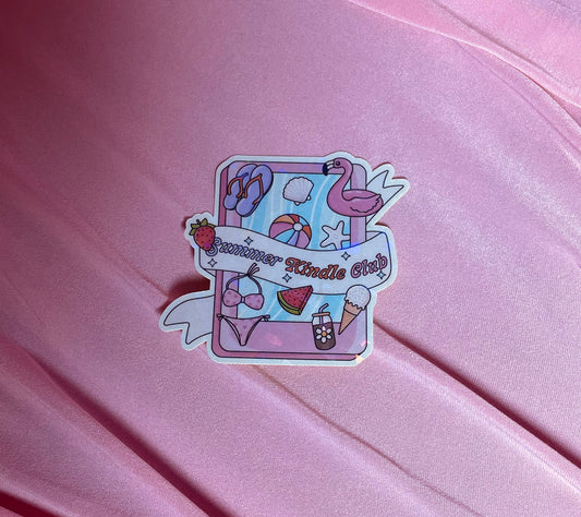 Summer kindle girlie sticker