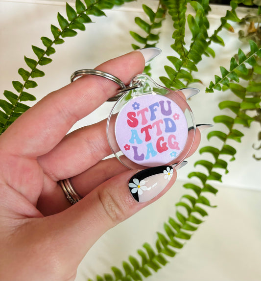 STFUATTDLAGG keychain