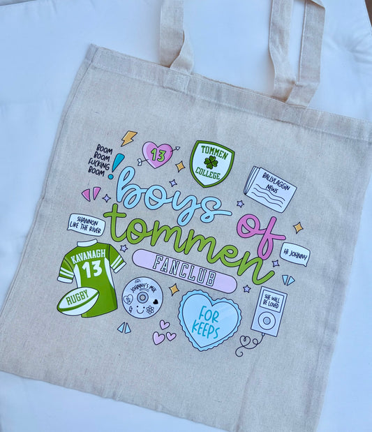 Boys of Tommen Natural Cotton Tote Bag