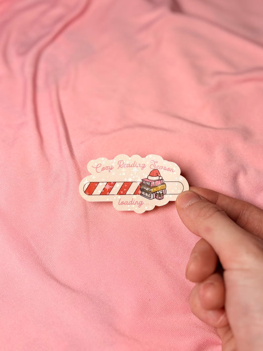 Cosy reading season Sticker