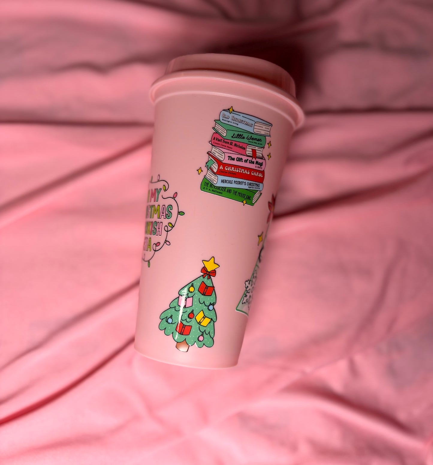 In my bookish christmas era hot cup