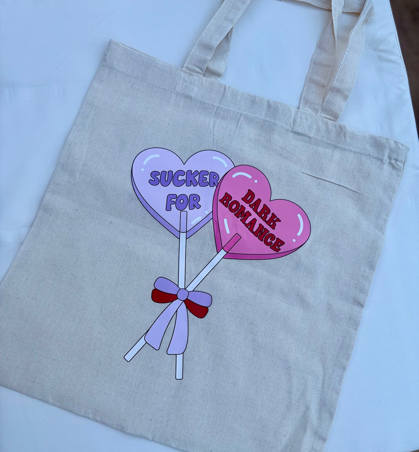 Sucker for Dark Romance Natural Cotton Tote Bag