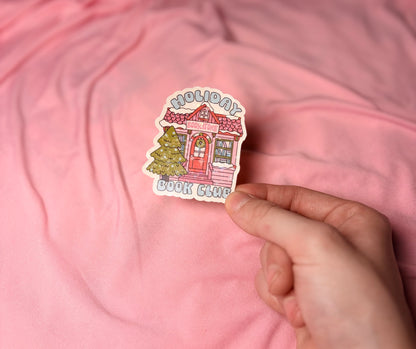 Holiday book club Sticker