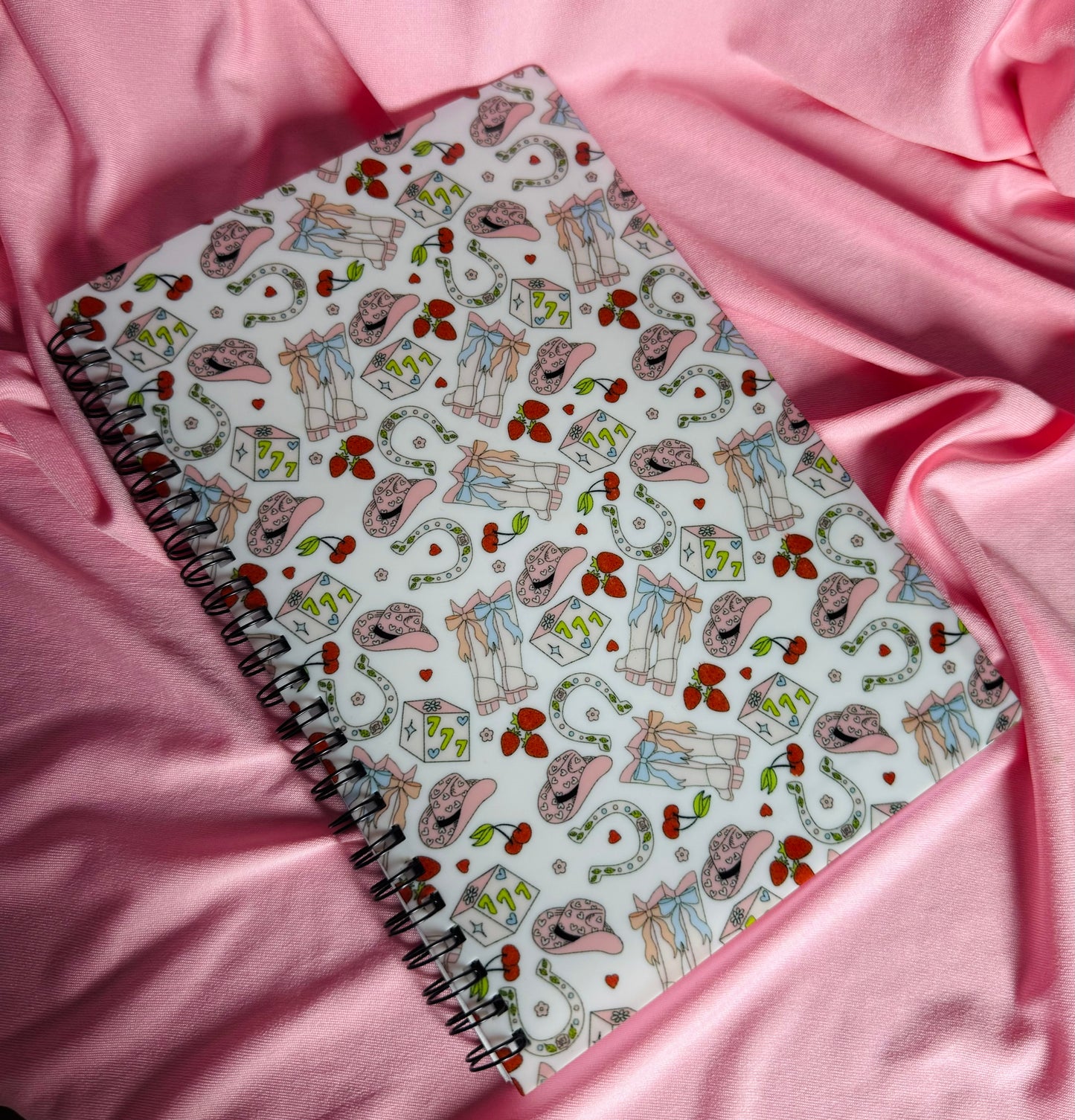 Girly Cowboy themed notebook