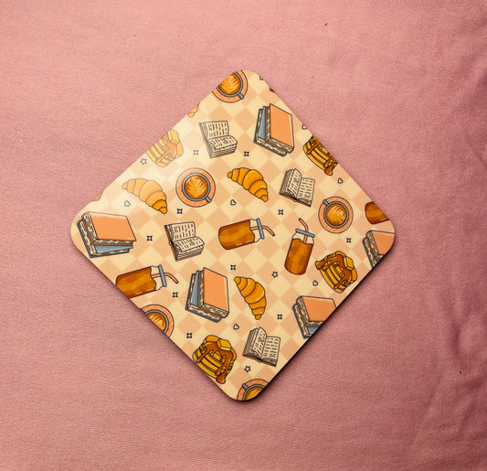 Breakfast & Books coaster