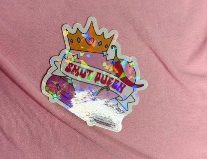 Smut queen heart sticker