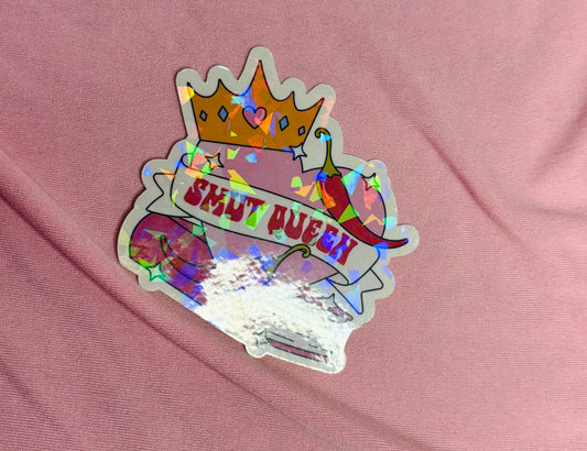 Smut queen heart sticker