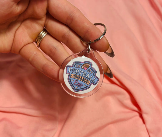 In my football romamce era keychain