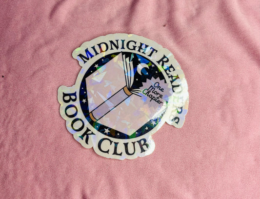 Midnight Readers Book Club Sticker