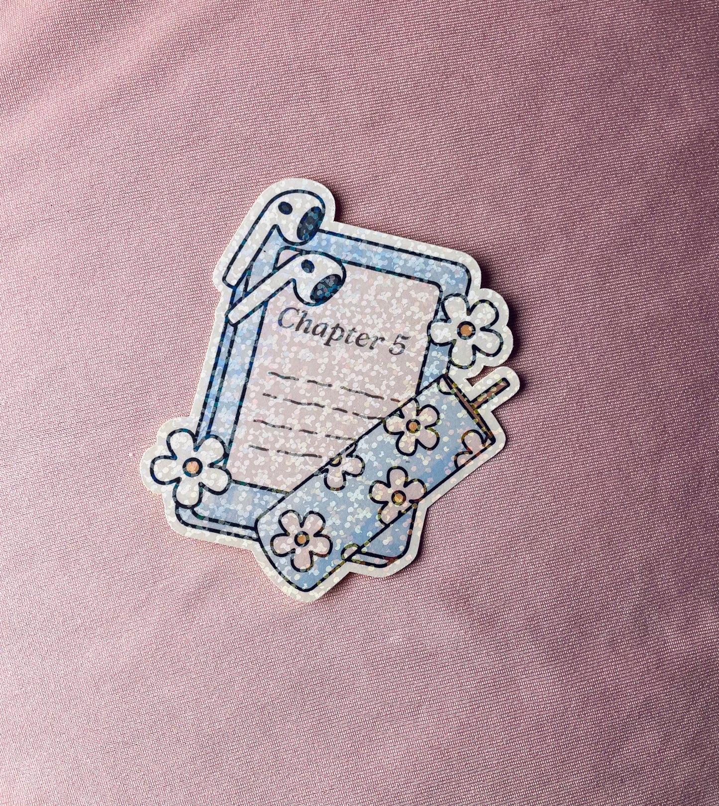 Chapter 5 blue Holographic Sticker