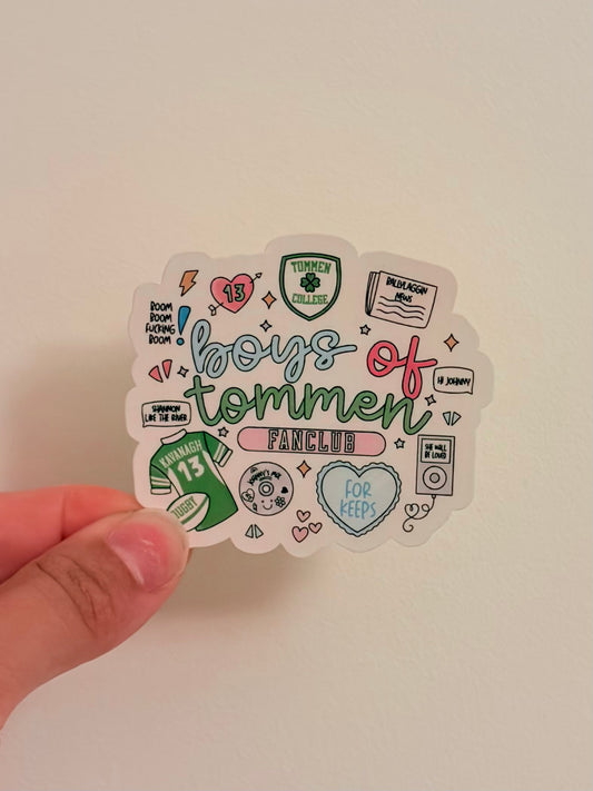 Boys of tommen fan club sticker