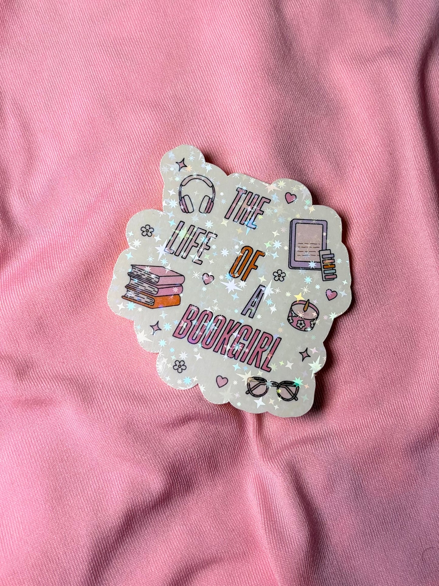 Life of book girl Sticker