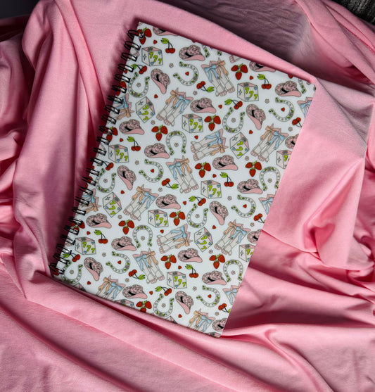 Girly Cowboy themed notebook