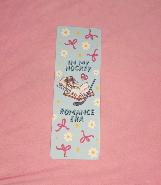 In my hockey romance era Card Bookmark