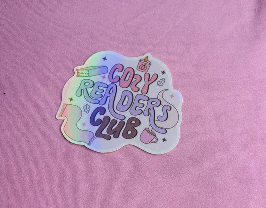 Cozy Readers Club sticker