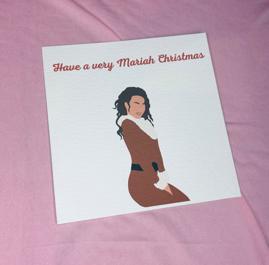 Have a mariah xmas greeting card