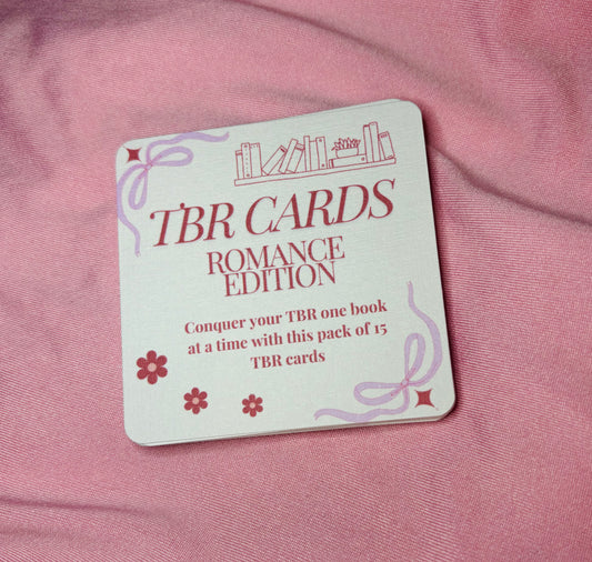 TBR Cards - Romance Edition