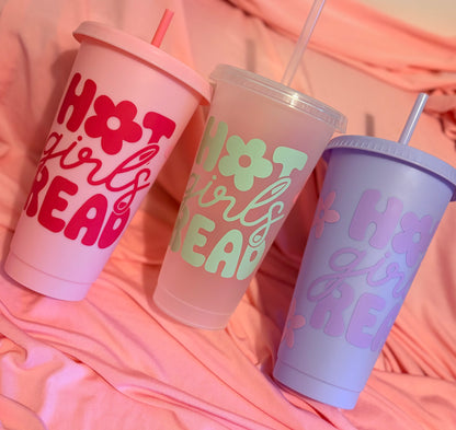 Hot Girls Read Cold Cup