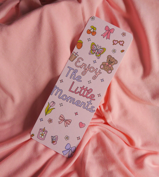 Enjoy the little moments Card Bookmark