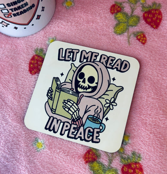 Let me read in peace coaster