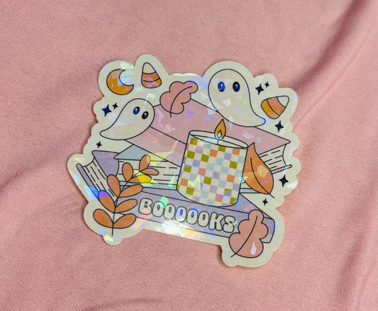 Boooooks Ghosties Sticker