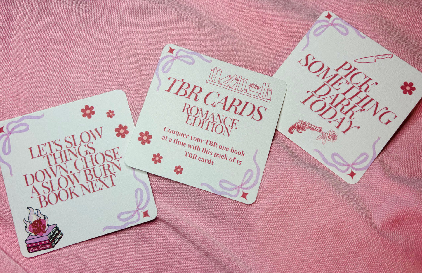 TBR Cards - Romance Edition
