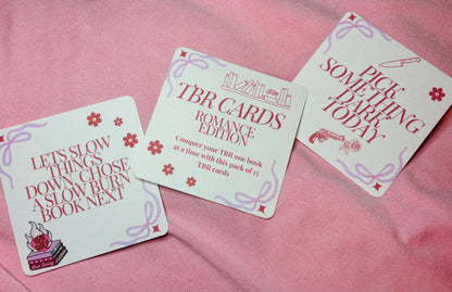 TBR Cards - Romance Edition