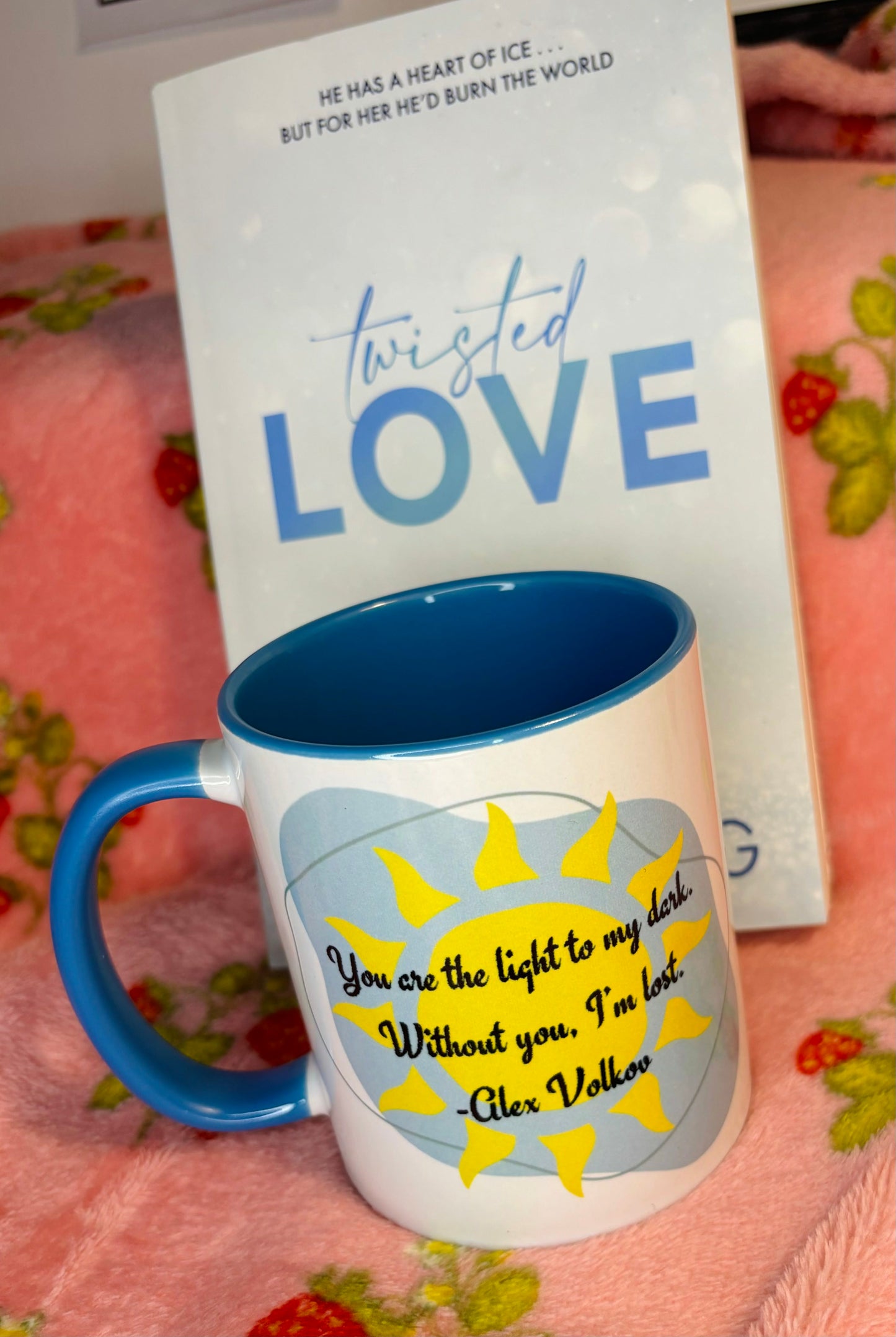 Twisted Love 11oz Ceramic Blue Mug | Alex Volkov