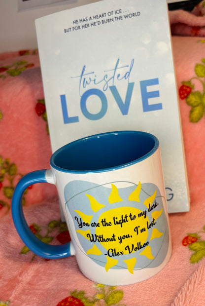 Twisted Love 11oz Ceramic Blue Mug | Alex Volkov