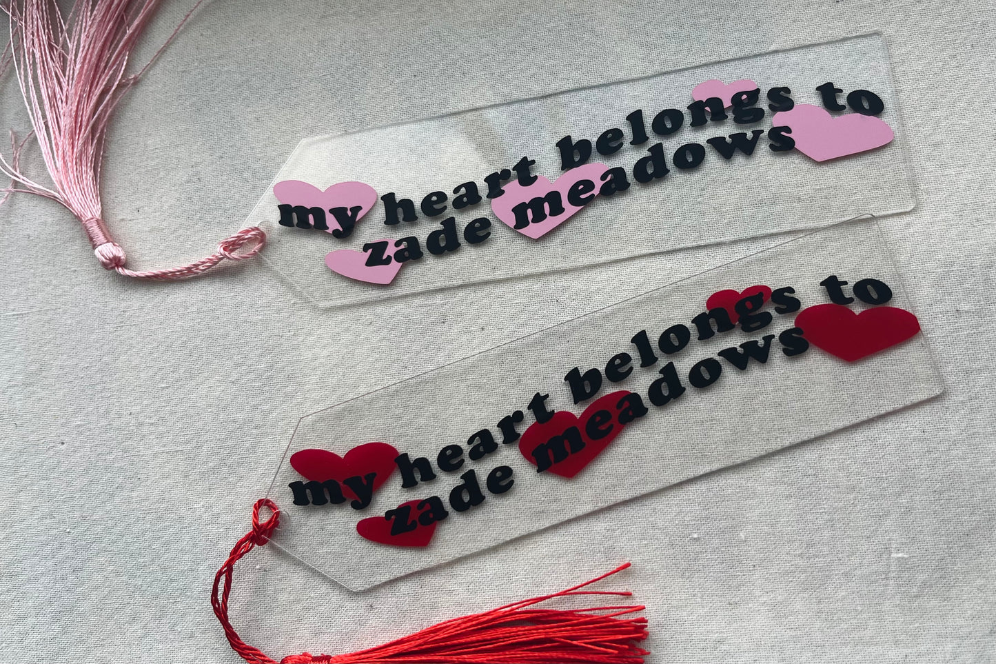 My heart belongs to Zade Meadows bookmark