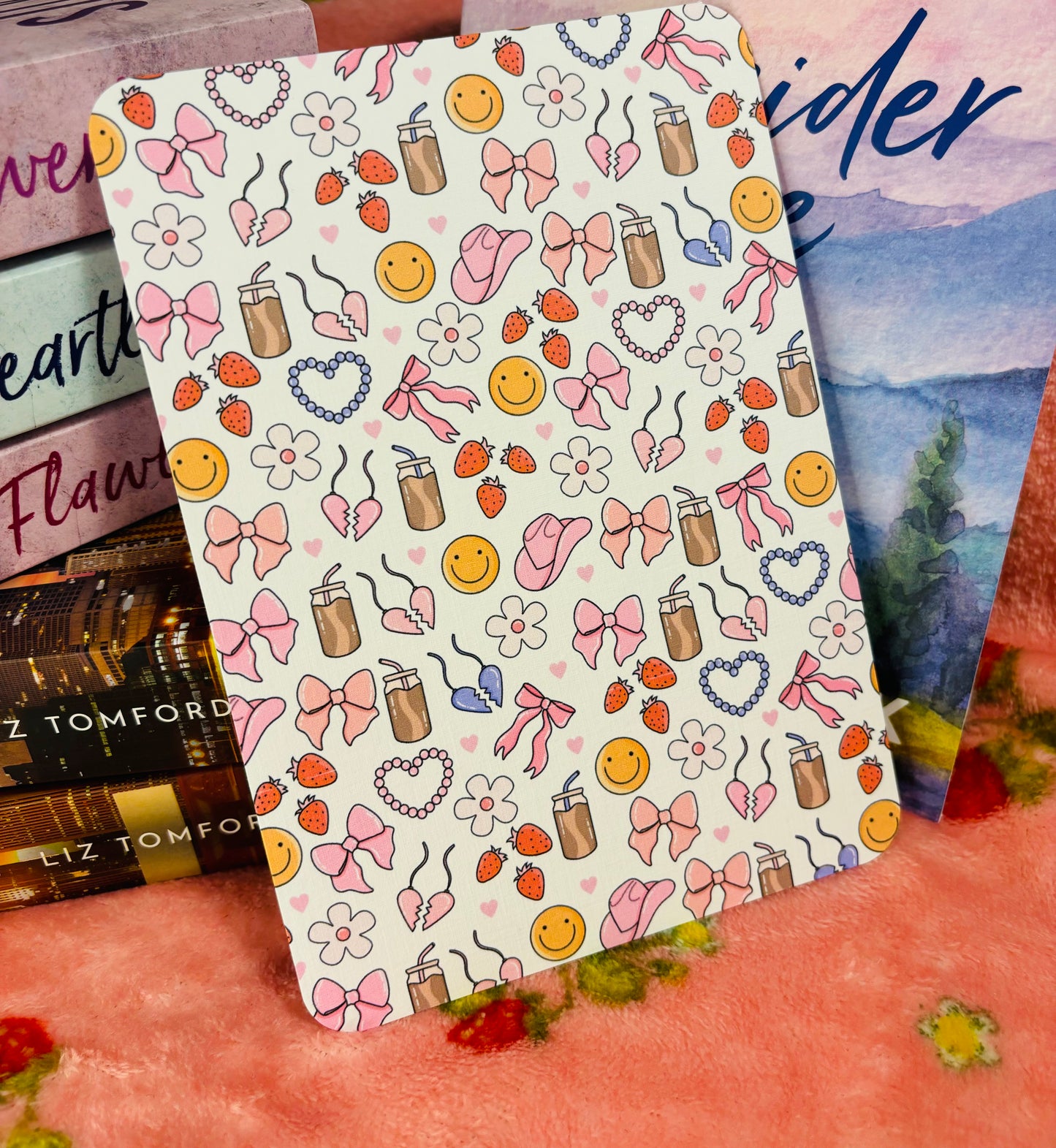 Girly Things Kindle Insert - E-reader card insert for clear cases