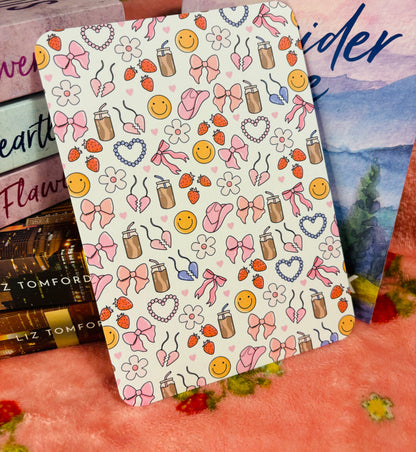 Girly Things Kindle Insert - E-reader card insert for clear cases
