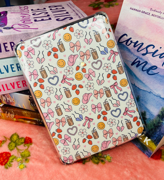 Girly Things Kindle Insert - E-reader card insert for clear cases