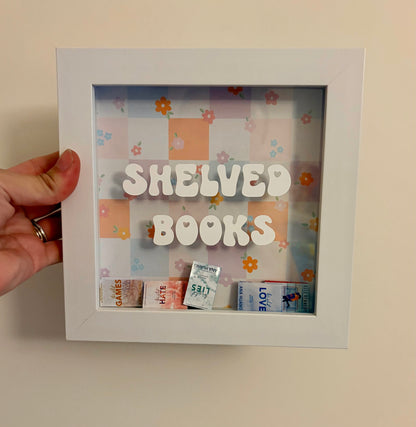 Shelved books box for mini books