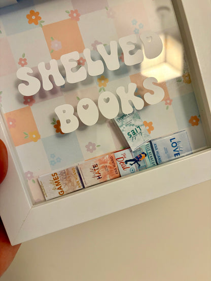 Shelved books box for mini books