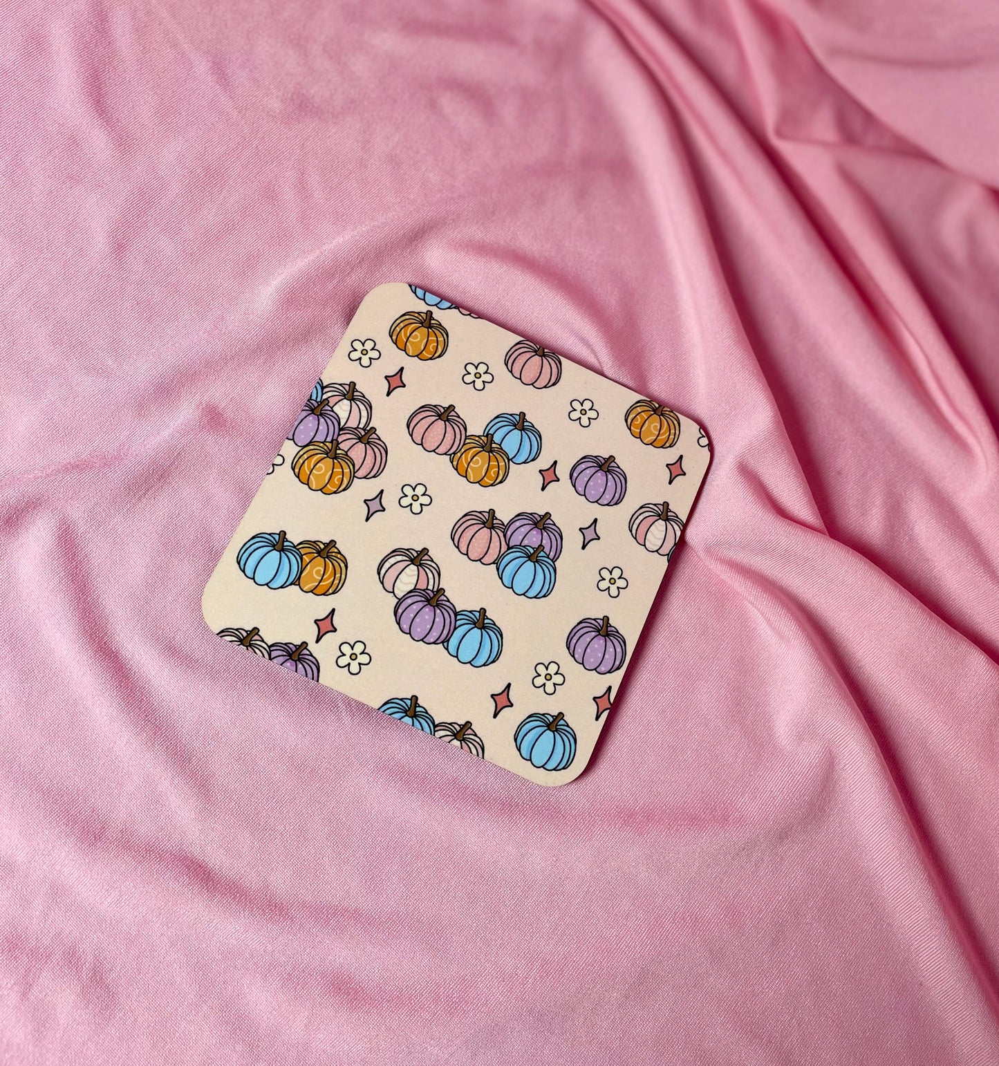 Pastel Pumpkins Coaster